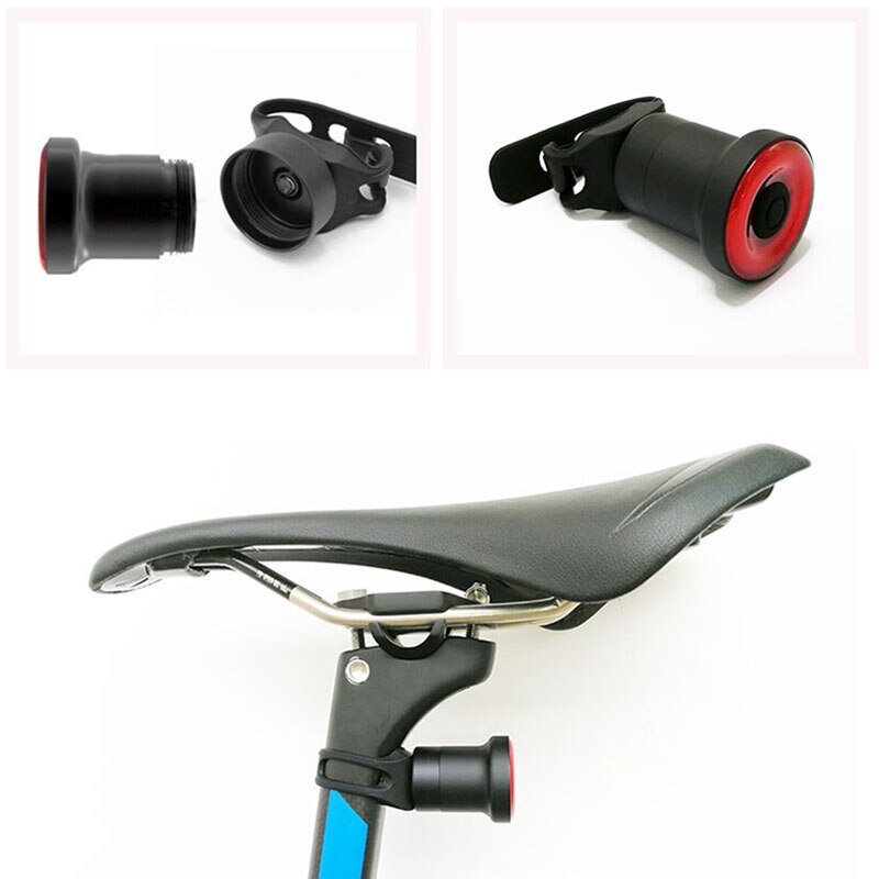 Enfitnix – support de feu arrière de vélo Xlite-100, support d'adaptateur, tige de selle en option, montage sur plaque de selle