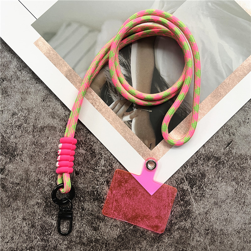 Cordón para teléfono, correa para el cuello, llavero, cordones de Color, soporte para tarjeta de identificación, llavero de Metal, llavero para llaves, actualización de accesorios móviles: Otros