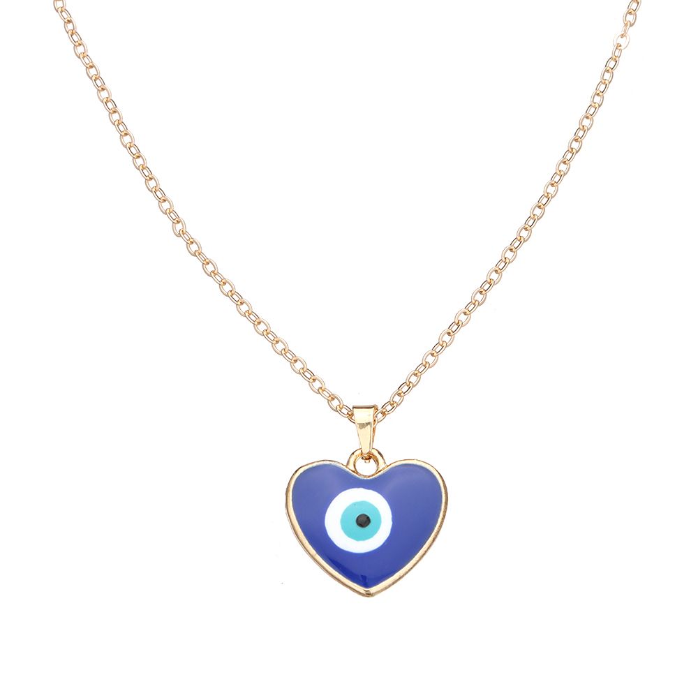 Mode Creatieve Evil Eye Hanger Ketting Choker Ketting Charm Amulet Ketting Voor Vrouwen Mannen