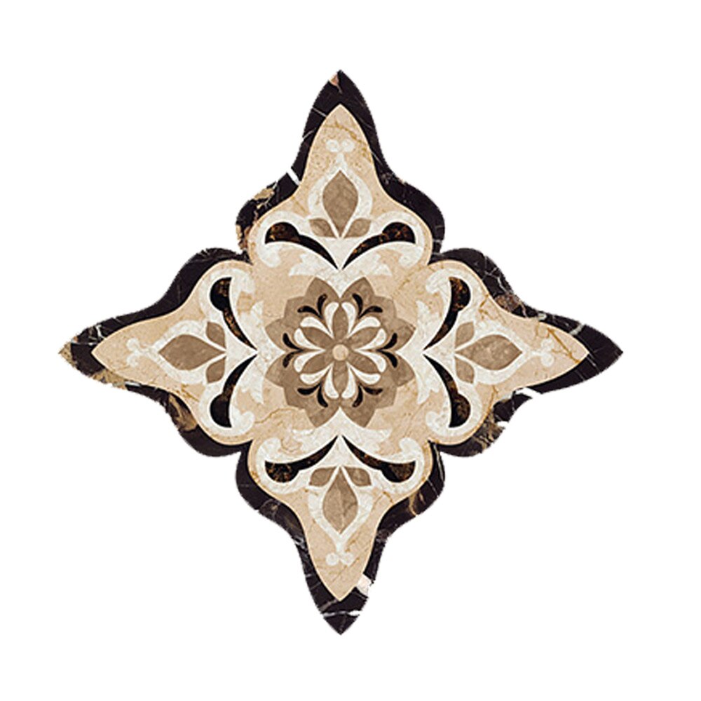 21 Pcs Smooth Floor Sticker Backsplash Applique PVC Waterproof Diagonal Stickers Home Ceramic Tile Decal for Kitchen Bathroom: M