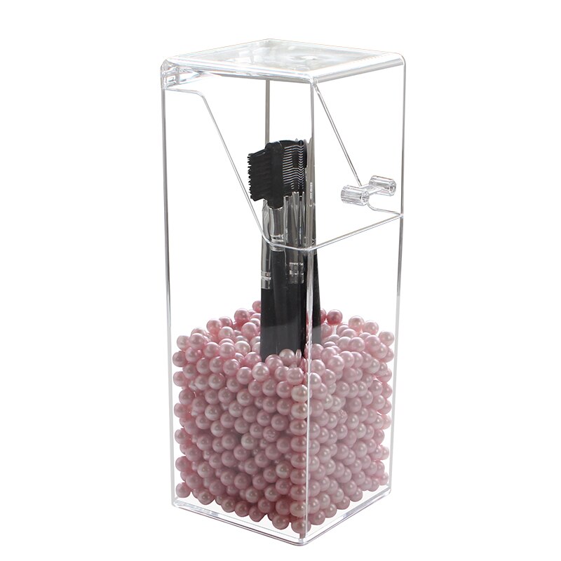 Hunyoo acryl make-up kwastenhouder emmer beauty kwastenhouder pen kwastenhouder desktop houder zonder kwast