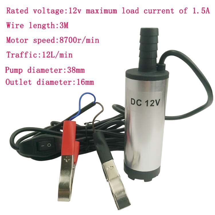 Electric Single-stage Pump Centrifugal Pump Diesel Submersible Oil Pumps Water Oil Fuel Transfer Refueling Pump