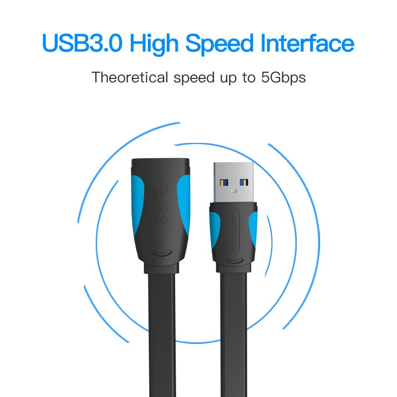 Vention usb 3.0 forlængerkabel han til hun forlængerkabel usb 3.0 kabel forlænget til bærbar pc usb forlængerkabel 0.5m 2m 3m
