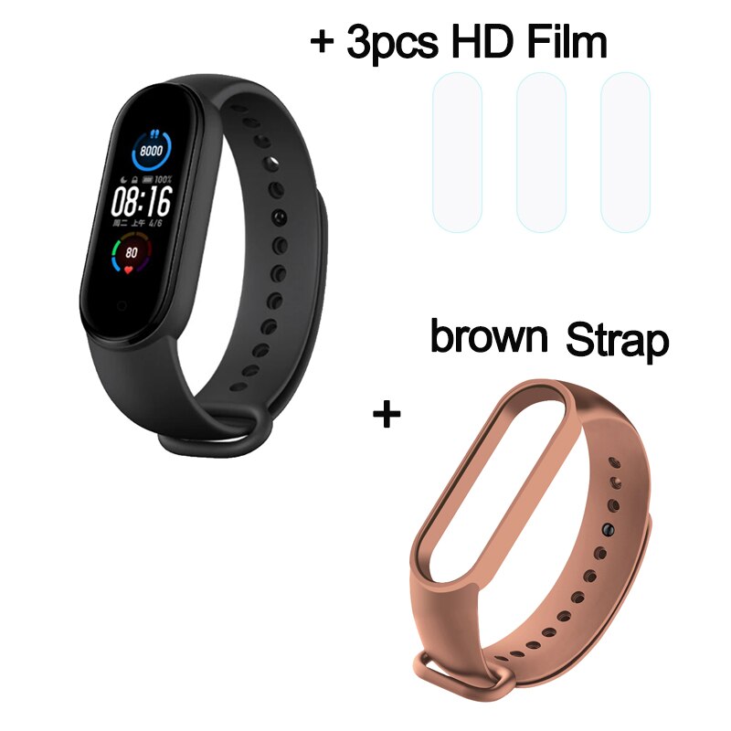 Xiaomi Mi banda inteligente a 5 pulsera 4 Color Pantalla AMOLED Miband gota 5 Smartband Fitness de Traker Bluetooth deporte impermeable banda inteligente: 03