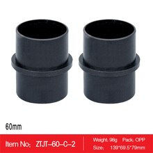 2 Stuks 60Mm Ducting Joiner Connector Pijp Voor Eberspacher Voor Webasto Heater Duct Joiner Connector Ducting Connector