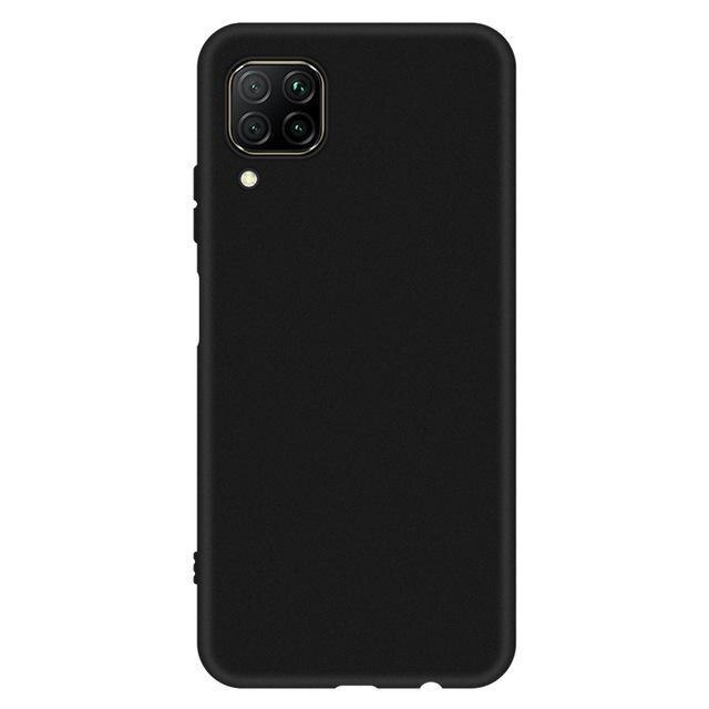 Ultra Sottile Nero Opaco Cassa Del Telefono Per Huawei P40 Lite Pro Molle Del Silicone Della Copertura Posteriore per Honor 10i 20i 20lite 30S 9A P30 P Smart Z: Honor 20