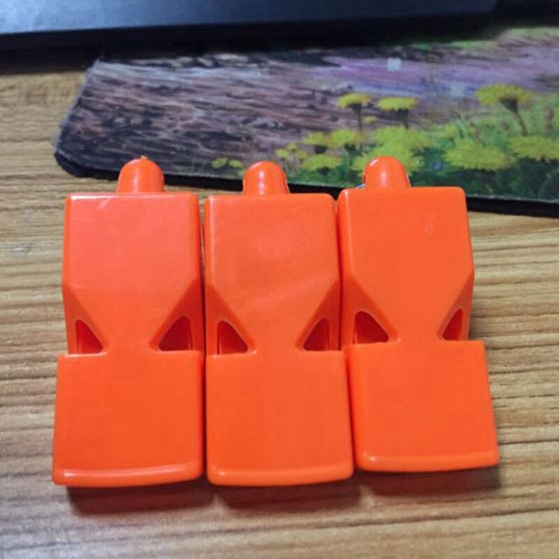 -50 Pcs Non-Nucleaire Professionele Scheidsrechter Fluitje Fox Fluitje Plastic Levensreddende Fluitje Speciale Voor Game