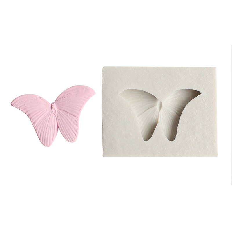 Aouke lille sommerfugl silikone dekorationsforme kage silikoneform sukkerpasta slik chokolade gumpaste lerform  h182