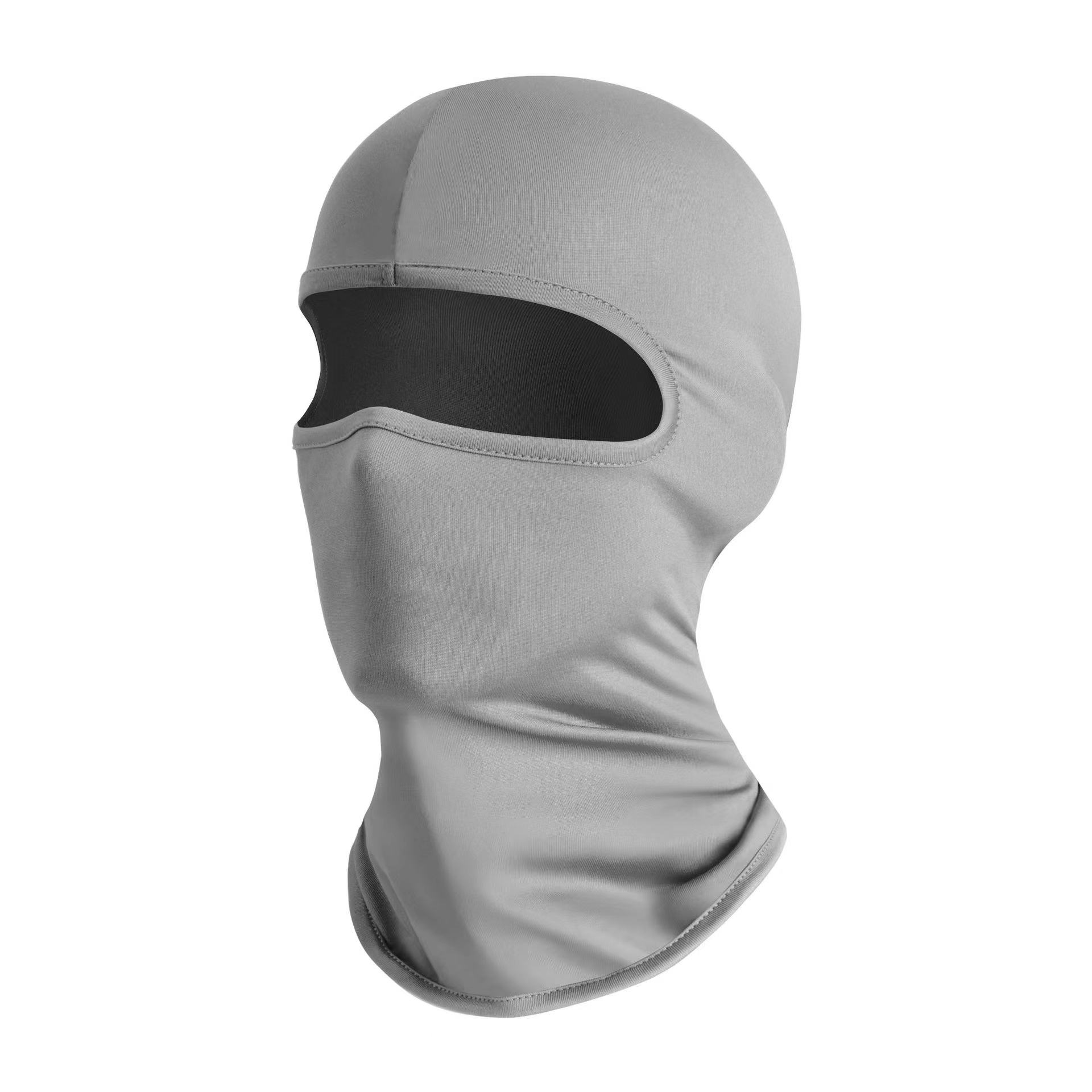 Protetor solar respirável máscara de seda gelo para homens e mulheres motocicleta pesca bicicleta cachecol à prova de vento verão lenço facial: CINZA