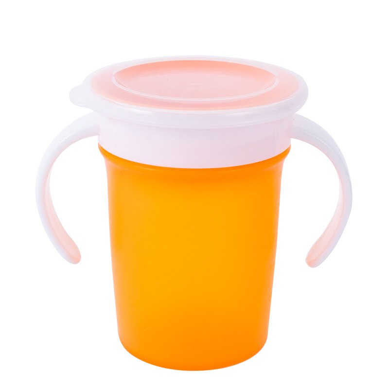 Tasse magique d&#39;apprentissage pour bébé, peut être tournée à 360 degrés, gobelet étanche pour enfant, bouteille d&#39;eau de 260ML