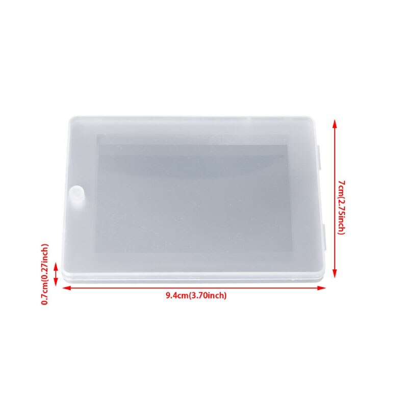 Transparent plastic box Storage Collections Product packaging box dressing case Case G03: 18