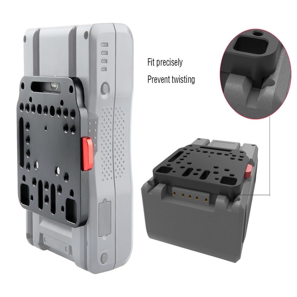 NICEYRIG appareil Photo plaque de batterie Kit d'assemblage v-lock ensemble de dégagement rapide Base sur la norme v-lock accessoires de caméra Photo