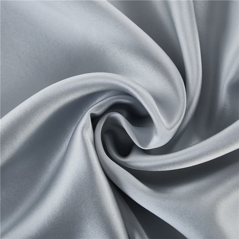16 Mm Double face housse de coussin en soie 100 soie Pure taie d'oreiller 100 soie housse de coussin en soie housse de coussin en soie: Silver gray