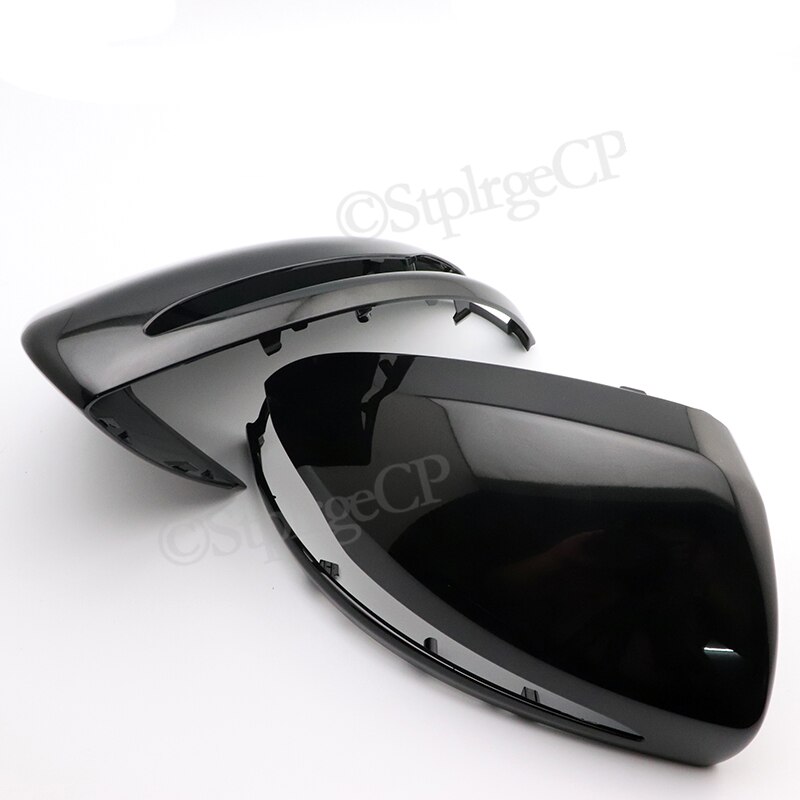 Cubierta de espejo retrovisor de coche, embellecedor LHD negro brillante para mercedes-benz Clase C W205 Clase E W213 glc-class X253 Clase S W222 ABS