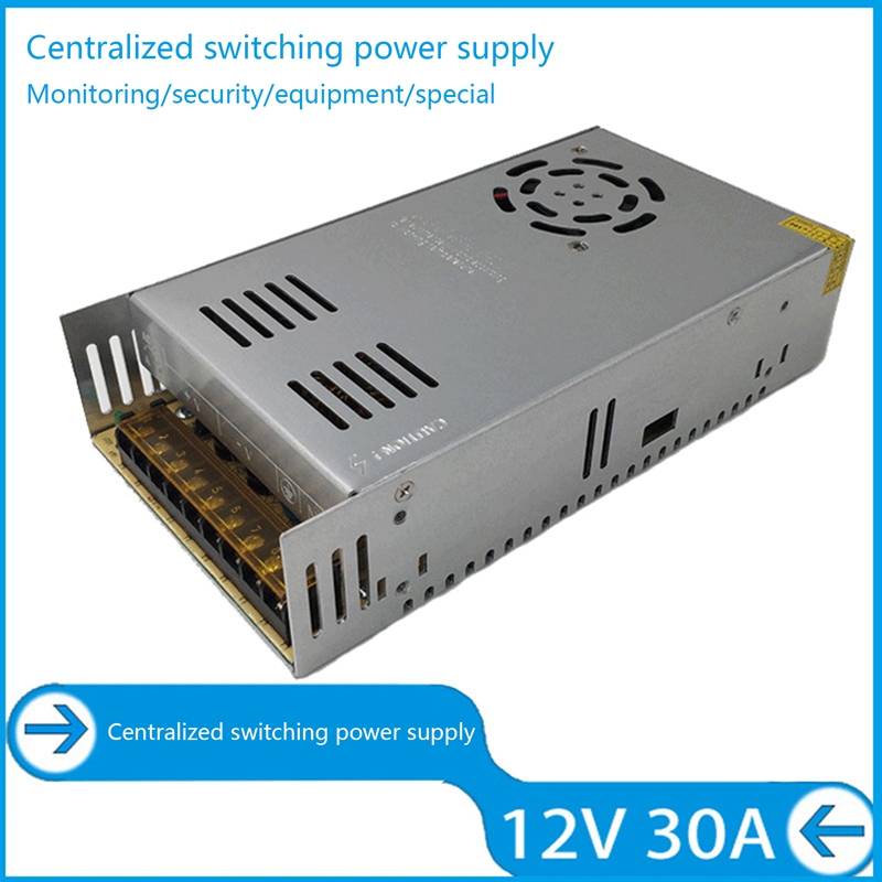 12V 30A LED Switch Power Supply Transformer 360W Power Supply Adapter LED Strip Switch Driver Power Adapter