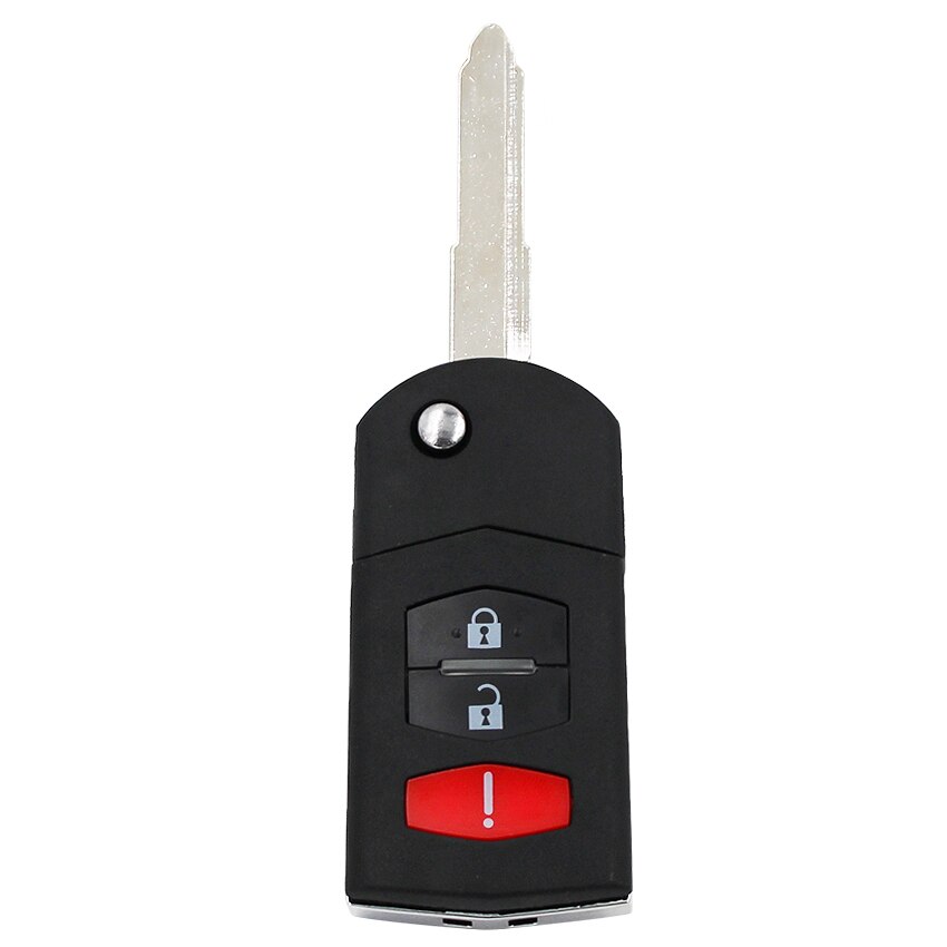 2/3/2+1/3+1/4 Button For Mazda Remote Flip Key Fob CASE/SHELL For Mazda 3 5 6 RX-8 CX-7 CX-9