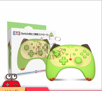 Mando IINE para Nintendo Switch Pro, mando de juego inalámbrico, accesorios para NS Pro Switch: cat  green