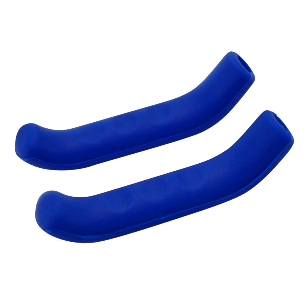 Funda de silicona para maneta de freno de bicicleta, Fundas protectoras, accesorios, 1 par: Azul marino