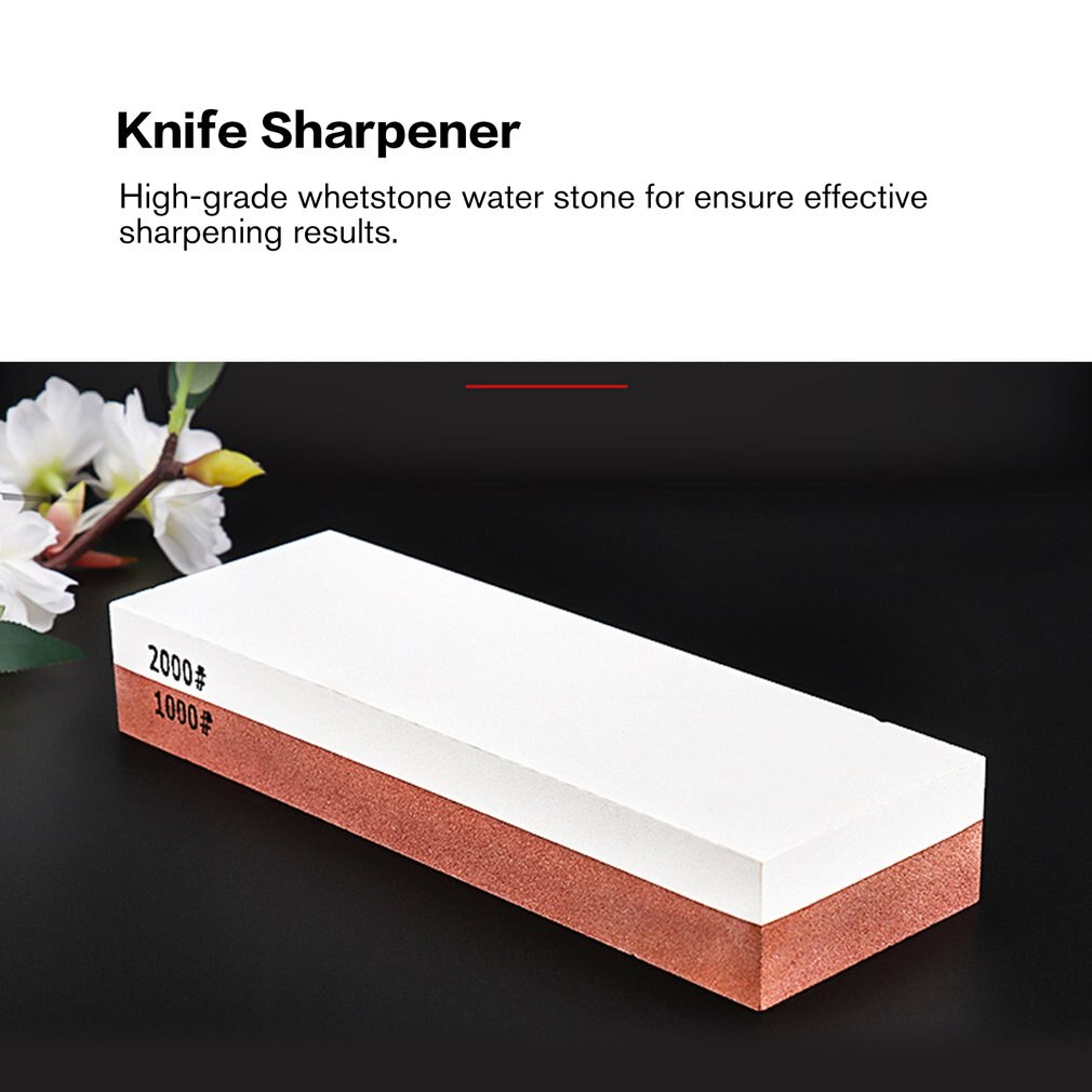 Messenslijper Slijpsteen Slijpen Slijpen Stenen Systeem Keuken Water Steen Honen Tool 600 1000 2000 3000 6000 8000 Grits