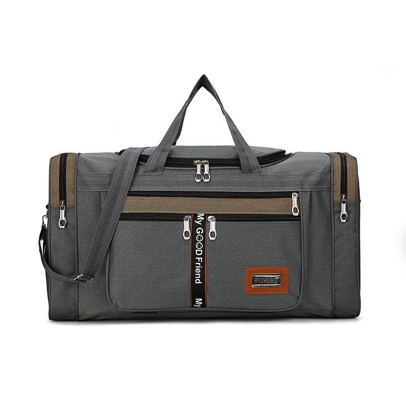 Frauen Männer Nylon Reise Seesack Handgepäck Tasche Männer Tote Große Kapazität Weekender Fitnessstudio Sport Reisetasche Übernachtung Tasche Beutel: Gold