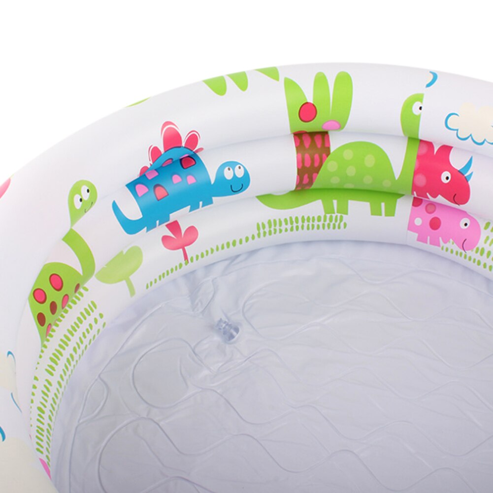 Baby oppustelig swimmingpool 3 ringcirkler rundt svømmebadekar til spædbørn
