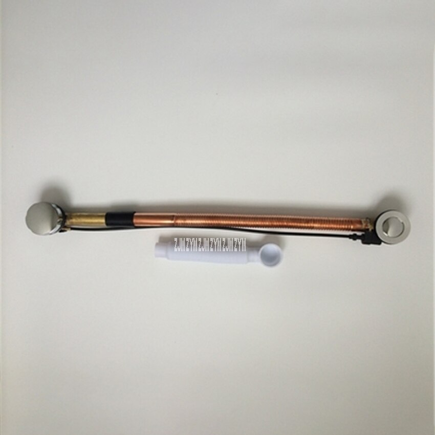0033 Full Copper Rotary Bounce Basin Drainer Set Copper Bathtub Sewer Fittings Mop Sink Drainer Water Removal Device Sewer Pipe: center distance650mm