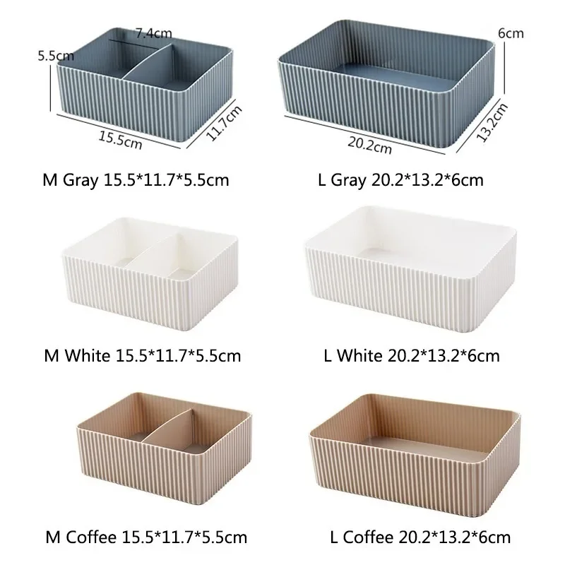 Wbbooming Plastic Home Office Badkamer Opbergdoos Rooster Desktop Diversen Opbergdoos Make Organisator Cosmetische Kast Bin Case
