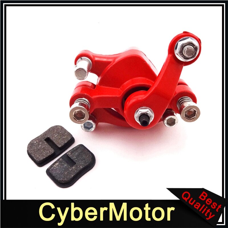Étrier de frein à disque avec plaquettes, pour rasoir MX500 MX650 SX500, vélo Dirt Quad E500S Scooter: Red