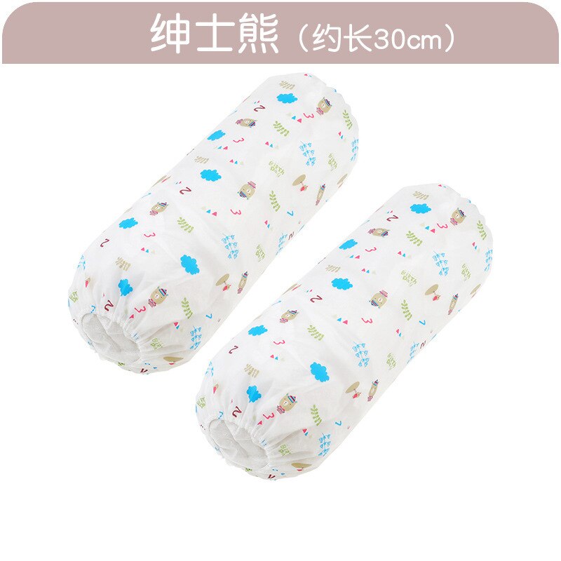 Men's and women's kitchen cleaning anti-soil oil sleeves Korean version of the cute long waterproof sleeve E34
