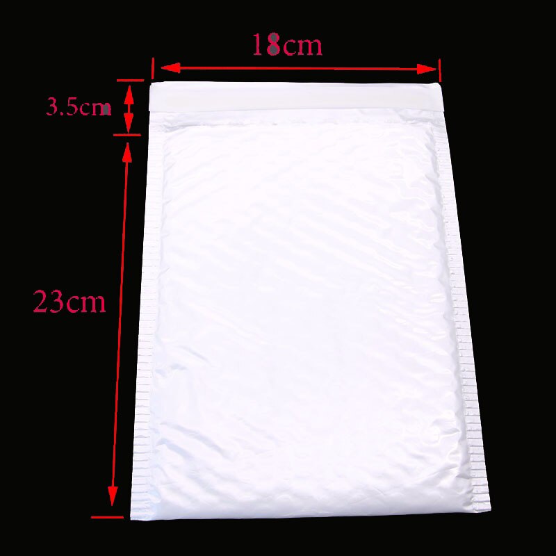 Office Stationery Paper (18 * 23cm + 3.5cm) 10 Pieces / White Envelope Paper Bubble Bag Foam Collision Postage Bag