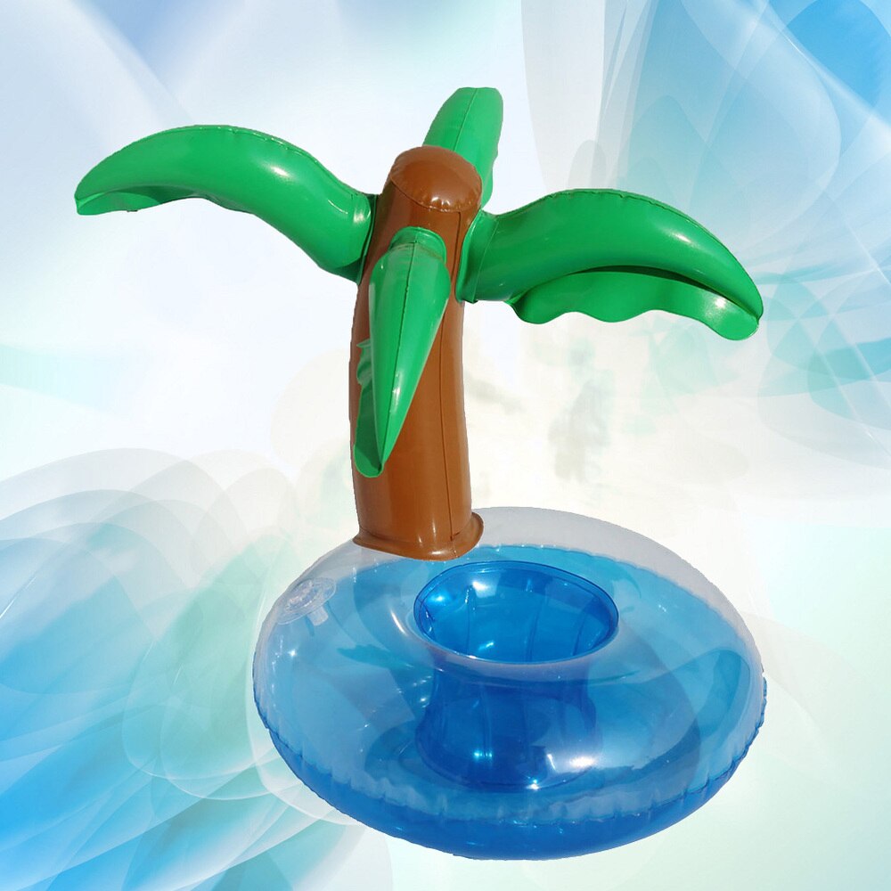 Inflatable Coconut Drink Holders Adorable Cup Coasters Cup Holders for Luau Hawaiian Party Barbeque Beach Themed Party