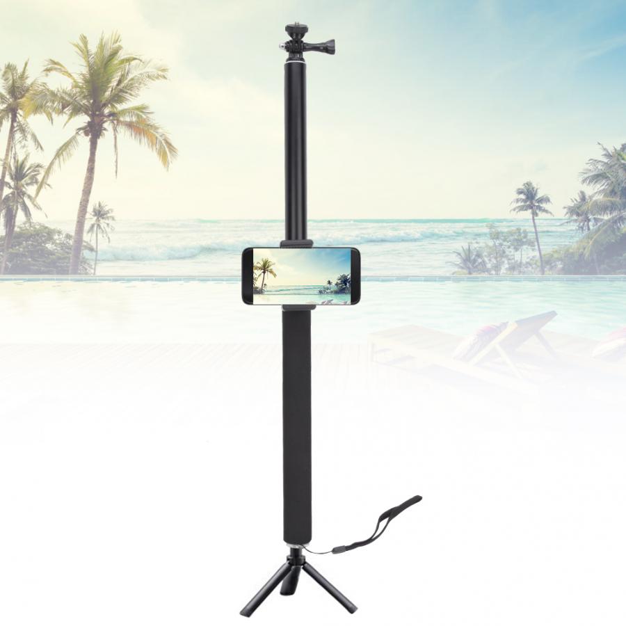 monopod Aluminium Alloy 3m Super Long Selfie Stick Extension Rod Telescopic 6 Sections for DJI OSMO Pocket Sports Camera