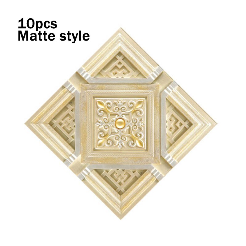 10Pcs 8cm Floor Tiles Diagonal Wall Stickers Desk Decoration Art Mural Decals Bathroom Waist Line Matte Waterproof PVC Stickers: DJ-009