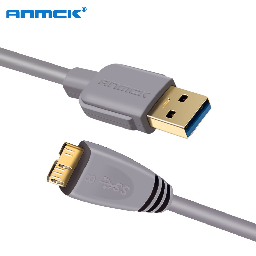 Hard Disk SSD Cable Sync Micro B USB 3.0 Super Fast Cord External Hard Drive HDD for Samsun S5 charging USB Hard Drive Cable