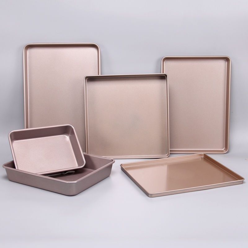 Baking Tray Oven Pizza 8-17 Inch Square Non-Stick Cake Pans Biscuits Cookware Mold for Baking Pan Cake Kitchen Cooking Tools