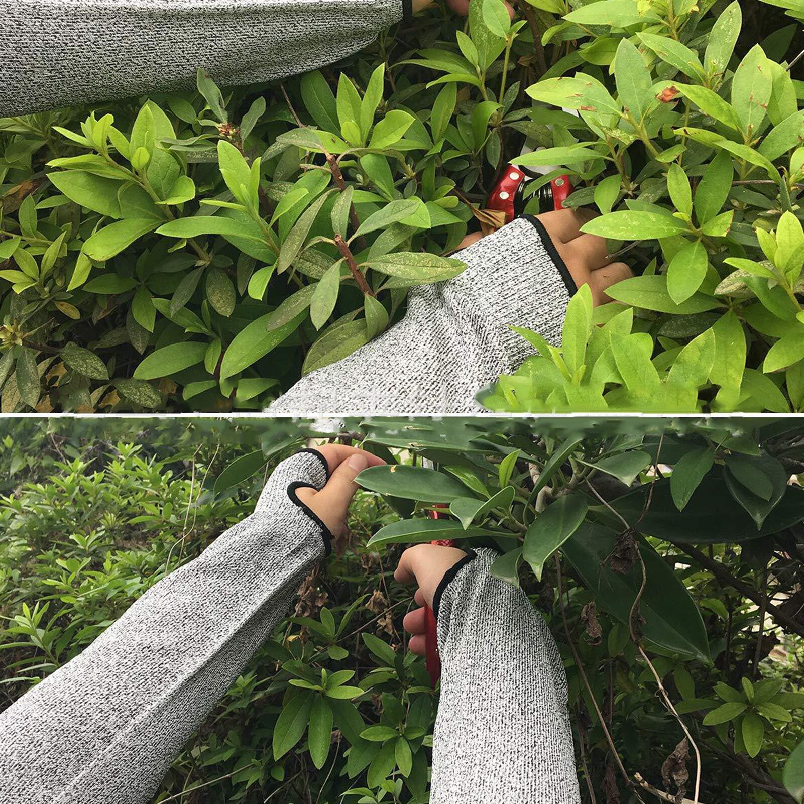 2PCS Safety Arm Sleeve Anti Cut Puncture Proof Guard Bracers Protector Work Arm Anti-cut Protective Safety Gloves