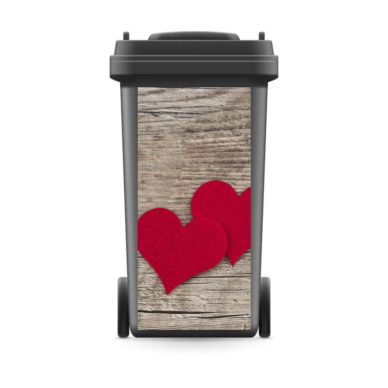 Modernt festivalklister avtagbart vattentätt klistermärke dekaler soptunna klistermärke väggdekaler 120 liter 240 liter: 7 / 31 x 70cm( för 120 liter)
