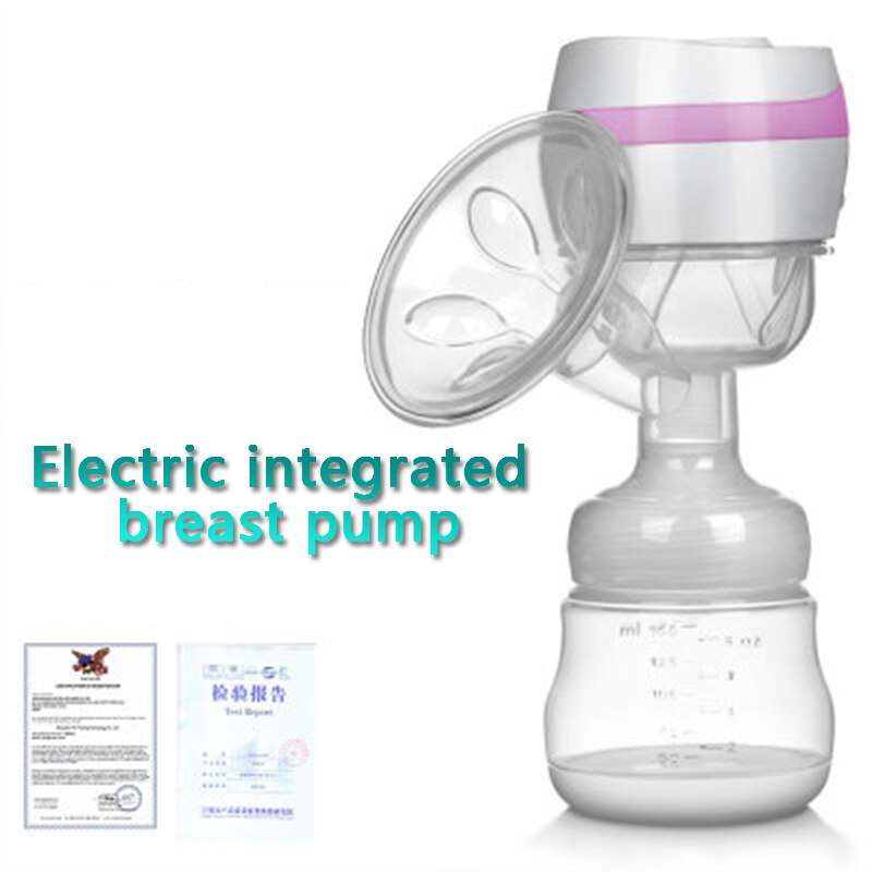 USB Electric Breast Pump With Milk Bottle BPA Free Powerful Nipple Suction Infant Baby Breast Feeding Product Integrated Machine