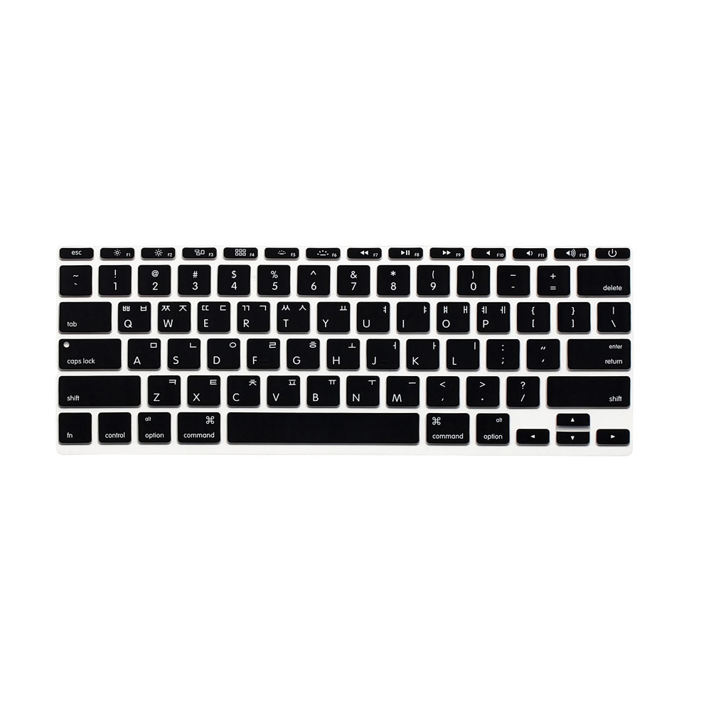 Korean Keyboard Cover for MacBook air 11 inch 11.6 air A1465 A1370 US key laptop keyboard protective film Korean display