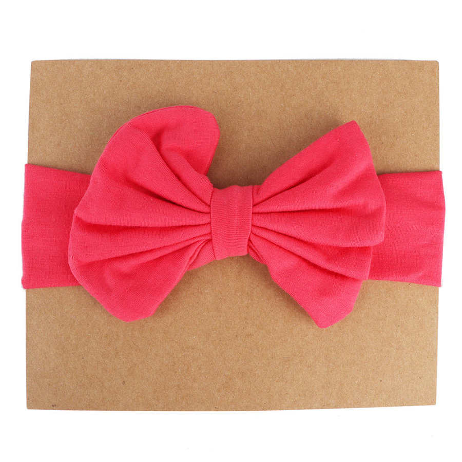 3 pièces/ensemble infantile doux noeud noeud bandeaux Polyester chapeaux bandeau Super doux bandeau Photo accessoires pour bébé enfant en bas âge garçons filles