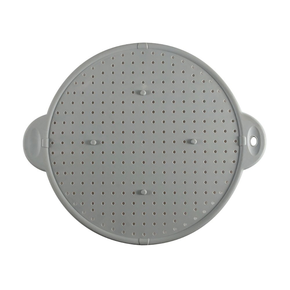 Silikon Quaddel Silikon Spritzen-nachweisen Netz Öl-nachweisen Spritzen Abdeckung topf Pad Dampfer Pad Topf Deckel Wasser Filter sieb Küche Werkzeuge: grau