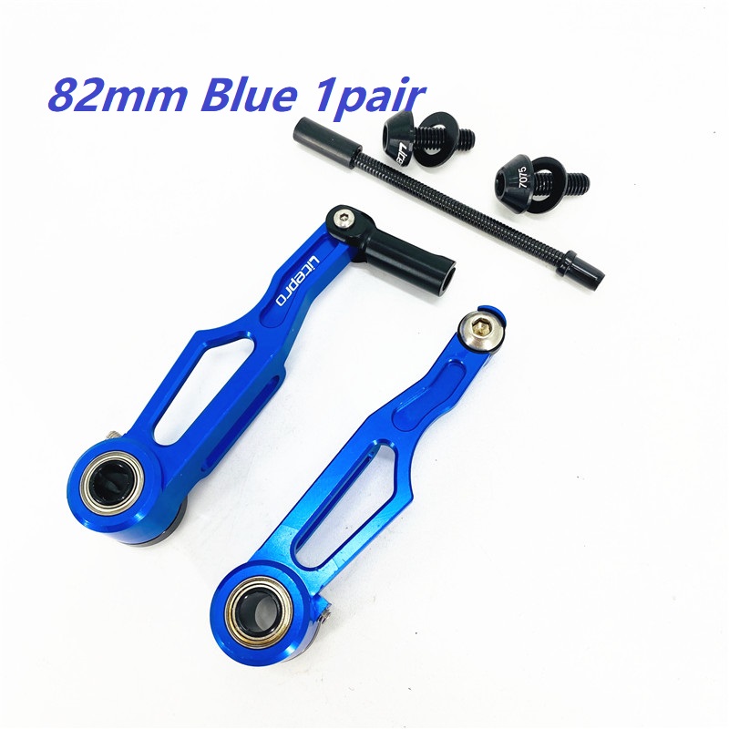 Litepro bmx sammenleggbar sykkel v-brems 82mm korte armer 108mm lange armer aluminiumslegering cnc hul ultralett v-bremsfeste: Rød