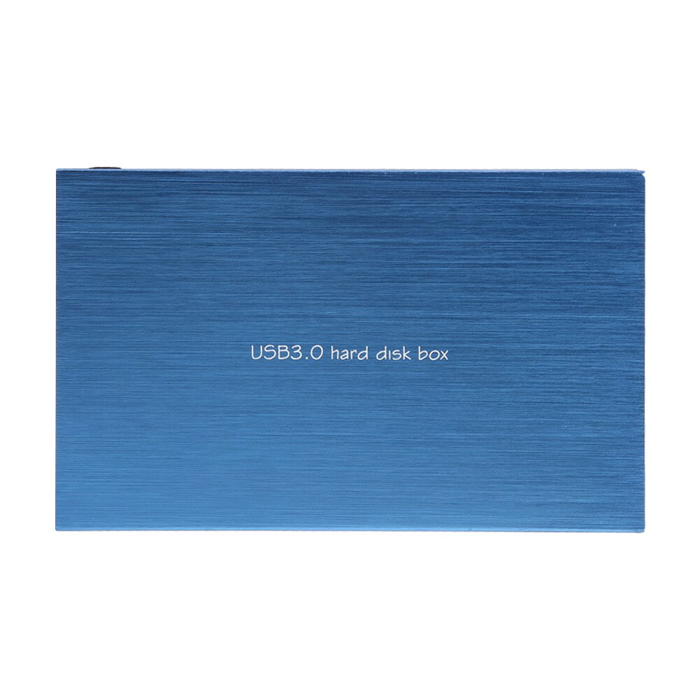 External Case Box Enclosure HDD SSD Household Computer USB 3.0 to 2.5 inch SATA Safety Parts for Desktop Laptop: Blue