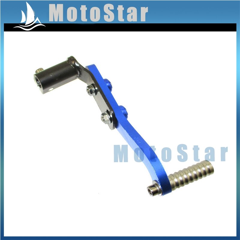 Adjustable Gear Shift Lever Shifter For 50 70 90 110 125 140 150 160 170 180 190cc Monkey Pit Dirt Bike Motorcycle: Blue