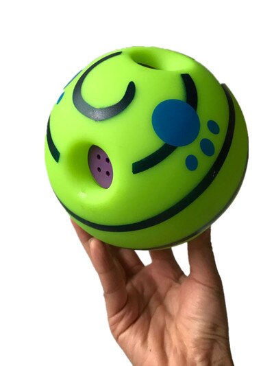 Wobble Wag Giggle Ball Interactive Dog Toy Pet Puppy Chew Toys Funny Sounds Dog Play Ball Training Sport Pet Toys 15cm