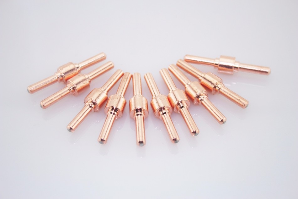 50 pcs extended electrodes PT31 plasma cutting torch CONSUMABLES as ESAB/L-TEC PT-31, JG-40 and WSD-LG40