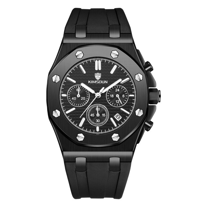 Herrklockor topp lyxmärke herr roséguld unik sportklocka herr quartz datumklocka vattentät armbandsur relogio masculino: Alternativ 15