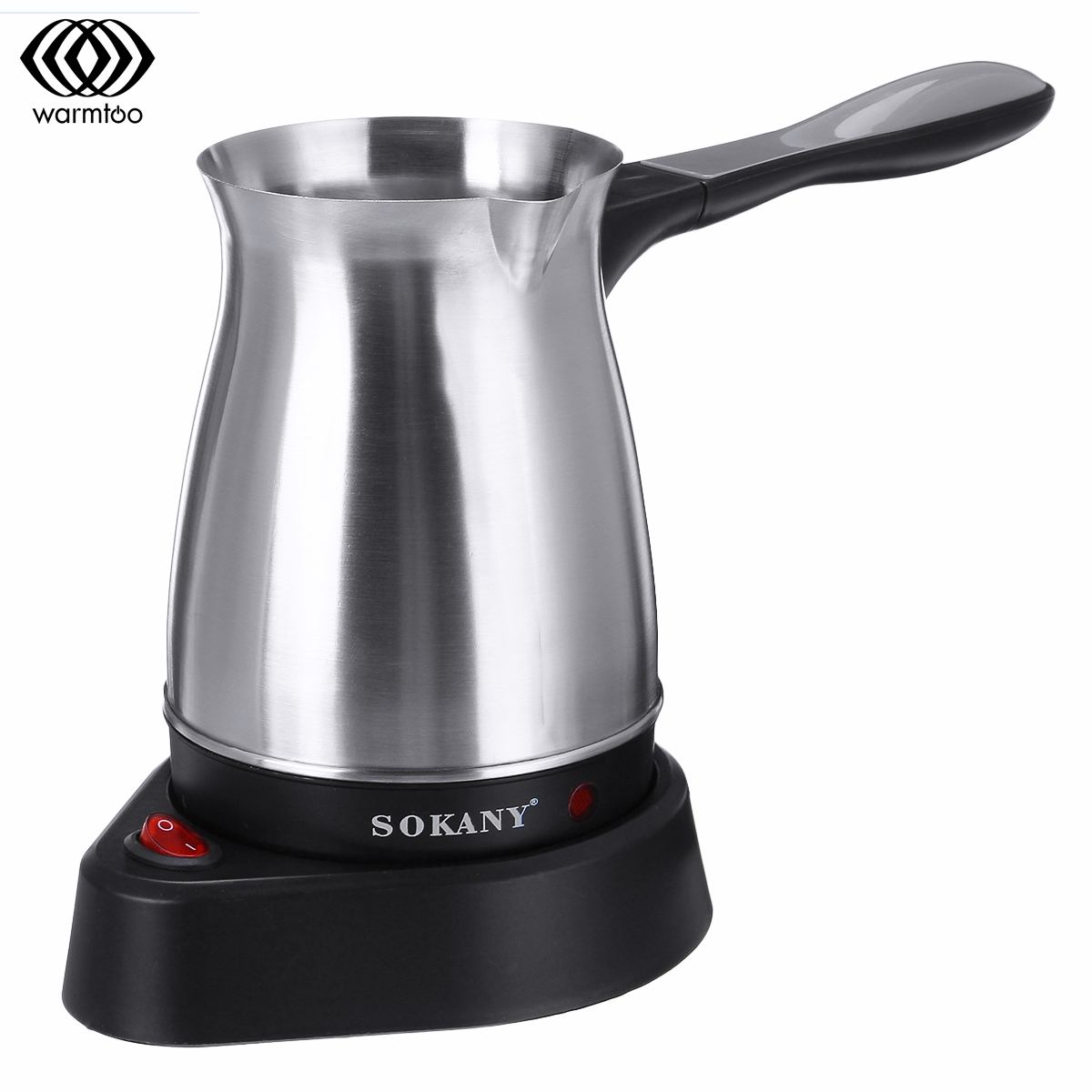500ml Coffee Maker 600W Electric Coffee Percolato Coffee Pot Portable Espresso Machine Fast Heat Resistant EU Plug Waterproof