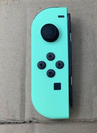 Mando de juegos JoyCon izquierdo, derecho, Morado, rojo, azul, azul, verde, renovado Original para consola de interruptores Nintendo, Mando de consola Joypad: Green L