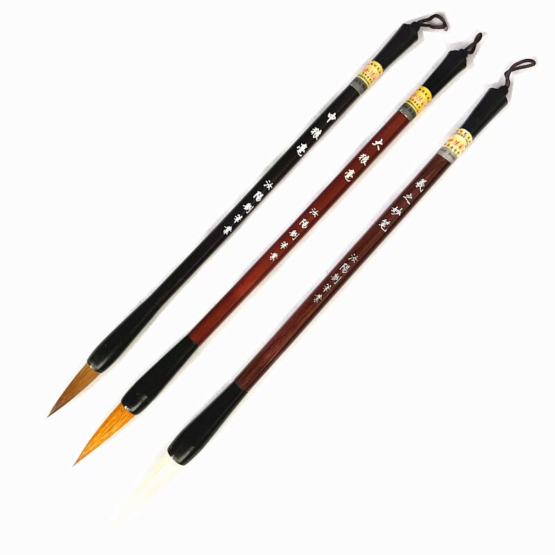Ruyang Liu Chinese Calligraphy Brush Traditional Brush Pen Set Weasel Hair Chinese Painting Brush the Scholar&#39;s Four Jewels